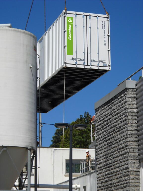 Installation de groupe éléctrogène pour stade à Avignon