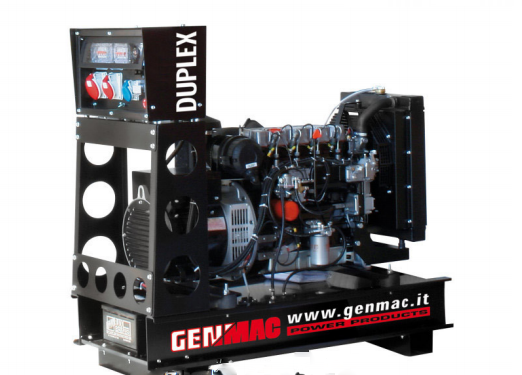 Vente groupe électrogène Genmac ouvert gamme DUPLEX